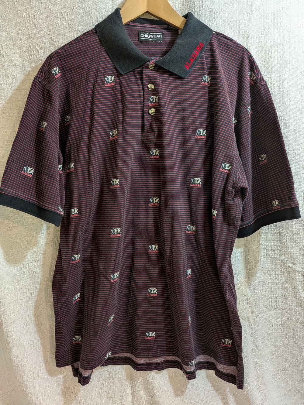 Vintage Alabama Crimson Tide Chiliwear Polo Shirt – Size XL